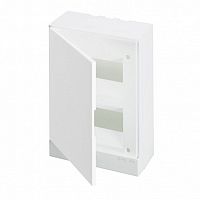 Распределительный шкаф Basic E, 16 мод., IP40, навесной, пластик, белая дверь, с клеммами |  код. BEW401216 |  ABB